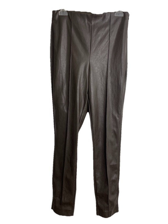 Babaton Pants - Babaton Brown Faux Leather Skinny Pants Women’s Size 10